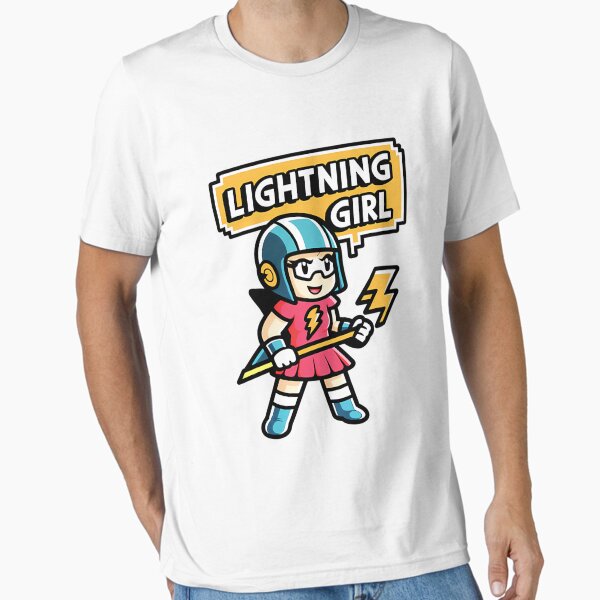 Lightning Girl Striking With Power And Speed - Adult & Kids T-Shirts, Sweatshirts & Hoodies apparel design preview 1