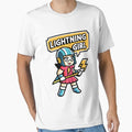 Lightning Girl Striking With Power And Speed - Adult & Kids T-Shirts, Sweatshirts & Hoodies apparel design preview 1