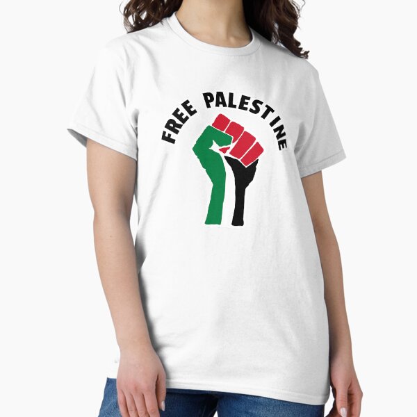 Free Palestine Raised Fist - Adult & Kids T-Shirts, Sweatshirts & Hoodies apparel design preview 1