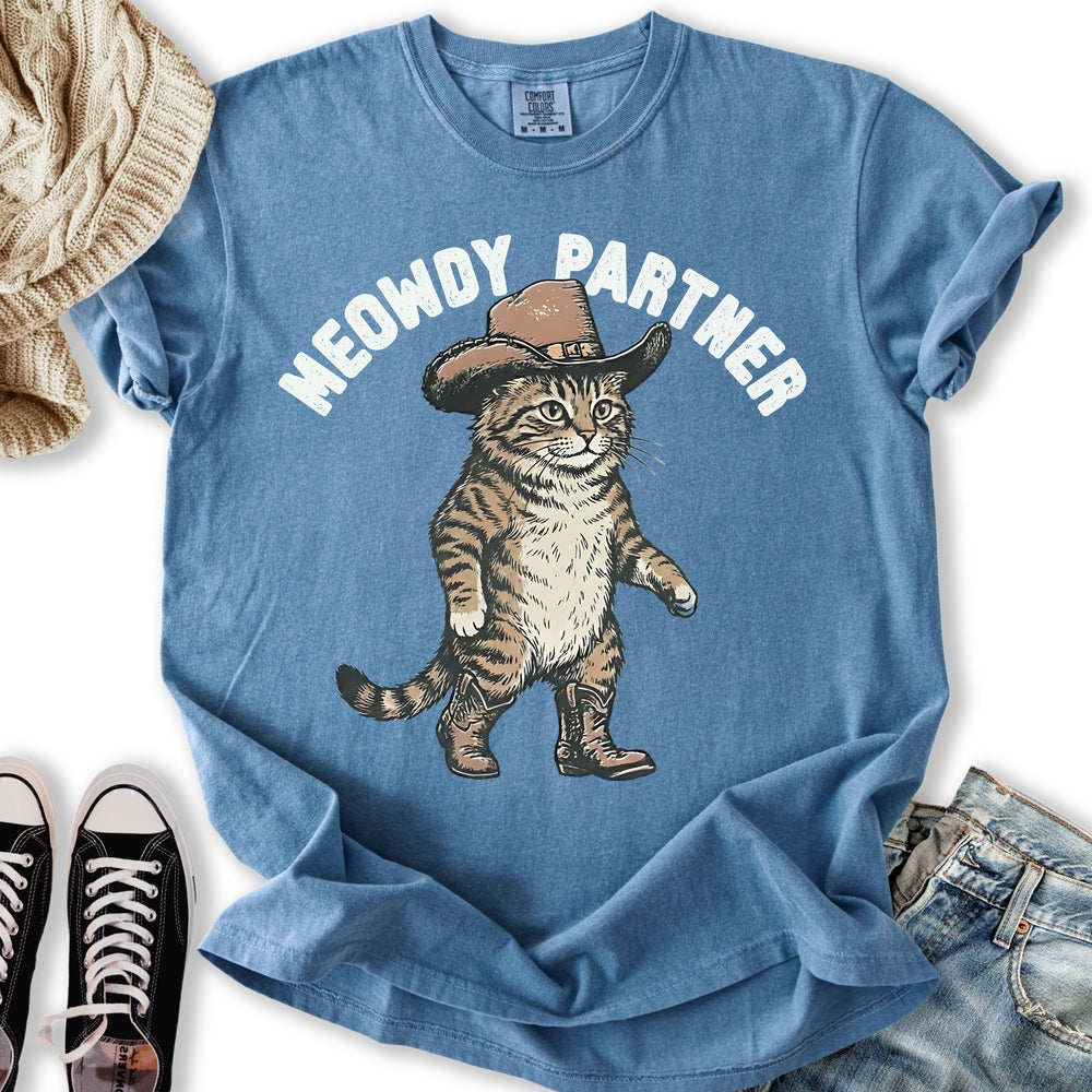 Meowdy Partner - Adult & Kids T-Shirts, Sweatshirts & Hoodies apparel design preview 2