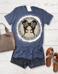 Long Lashes Thick Thighs Happy Soul Messy Bun - Adult & Kids T-Shirts, Sweatshirts & Hoodies apparel design preview 1