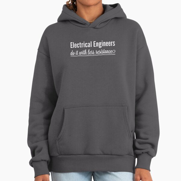Electrical Engineers do it with less resistance - Adult & Kids T-Shirts, Sweatshirts & Hoodies apparel design preview 1