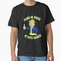 Hang In There It Gets Worse Sarcastic Humor - Adult & Kids T-Shirts, Sweatshirts & Hoodies apparel design preview 1