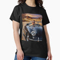 Steve McQueen Autumn Road: Classic Roadster Cinematic - Adult & Kids T-Shirts, Sweatshirts & Hoodies apparel design preview 1