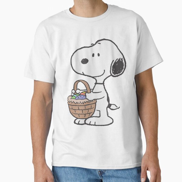Peanuts Snoopy Easter Basket With Eggs - Adult & Kids T-Shirts, Sweatshirts & Hoodies apparel design preview 1