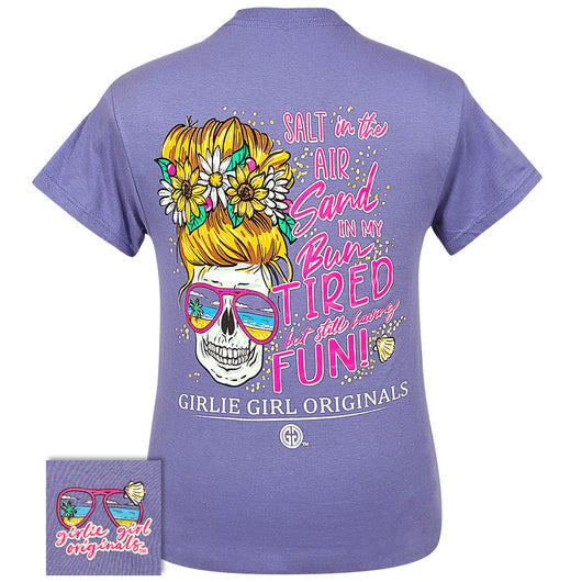 Girlie Girl Originals Sand Bun Skull - Adult & Kids T-Shirts, Sweatshirts & Hoodies apparel design preview 1