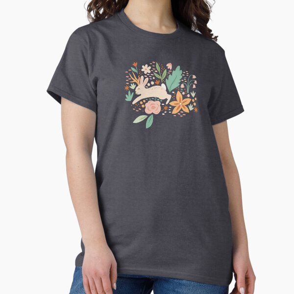 Jackalope in Spring - Adult & Kids T-Shirts, Sweatshirts & Hoodies apparel design preview 1