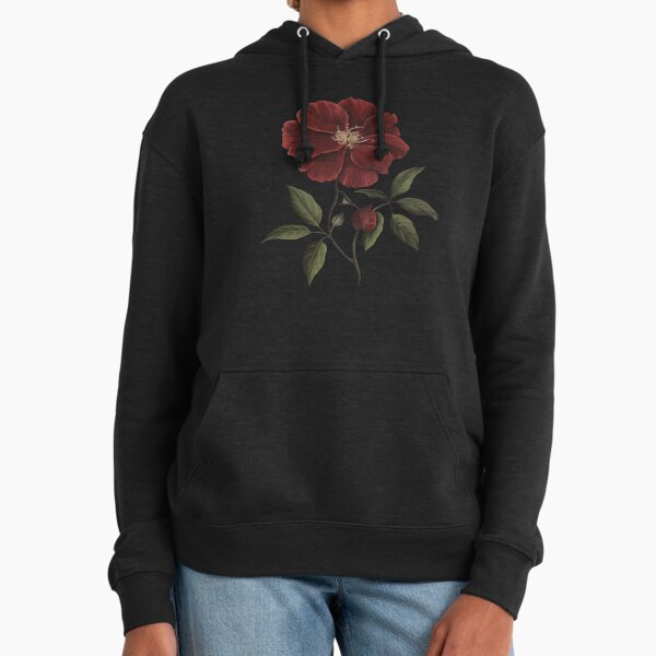 Dark Academia Victorian Red Flower - Adult & Kids T-Shirts, Sweatshirts & Hoodies apparel design preview 1