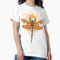Art Nouveau orange Dragonfly - Adult & Kids T-Shirts, Sweatshirts & Hoodies apparel design preview 1