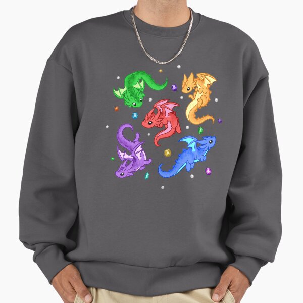 Gem Dragon Pattern - Adult & Kids T-Shirts, Sweatshirts & Hoodies apparel design preview 1