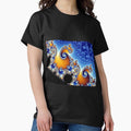Mandelbrot Blue Double Spiral Fractal - Adult & Kids T-Shirts, Sweatshirts & Hoodies apparel design preview 1
