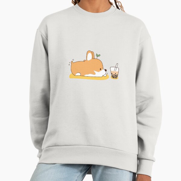 Corgi and Bubble Tea - Adult & Kids T-Shirts, Sweatshirts & Hoodies apparel design preview 1