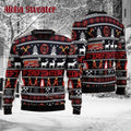 Fire Truck Xmas Firefighter Ugly Christmas Sweater product image
