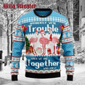 Flamingo Together This Holiday Ugly Christmas Sweater product image
