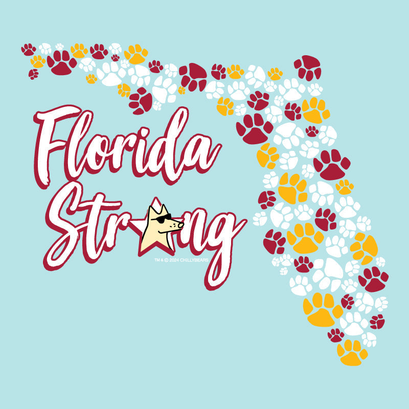Teddy The Dog Florida Tough Hurricane Relief - Adult & Kids T-Shirts, Sweatshirts & Hoodies apparel design preview 2