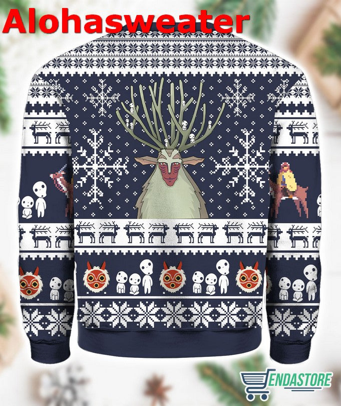 Forest Spirit Princess Mononoke Christmas Sweater product image 3