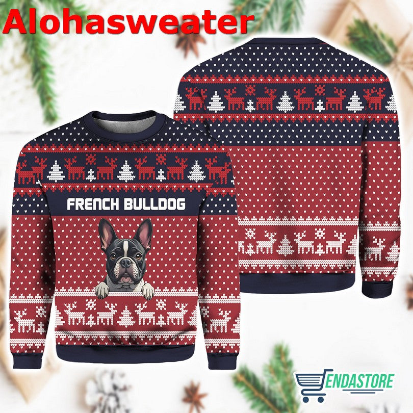 French Bulldog Ugly Christmas Sweater product image 3