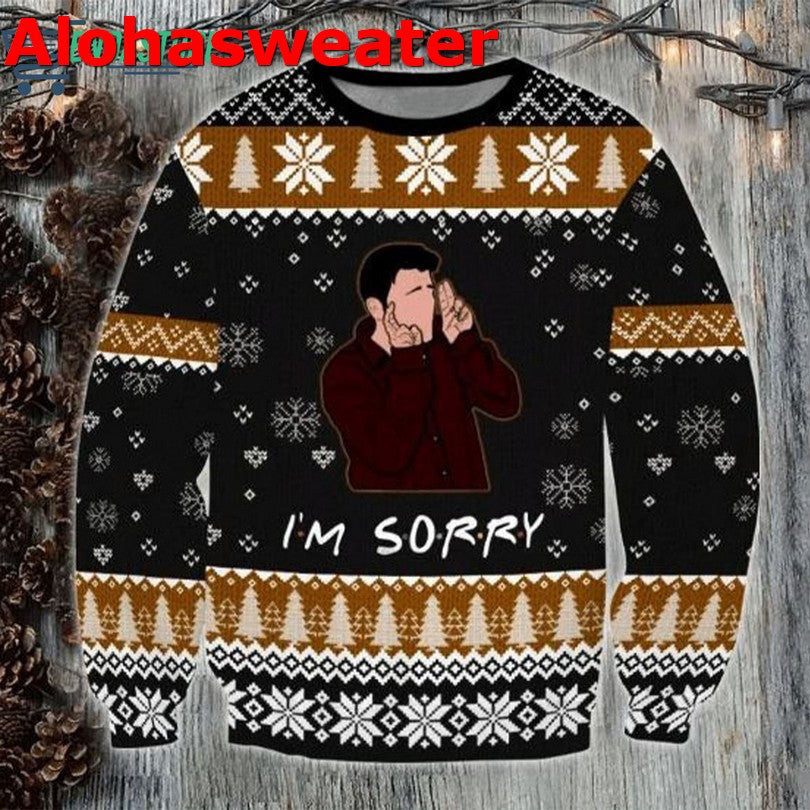French bulldog greeting Christmas sweater product image 2