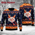 Funny Cat Pizza Laser Eyes Ugly Christmas Sweater product image