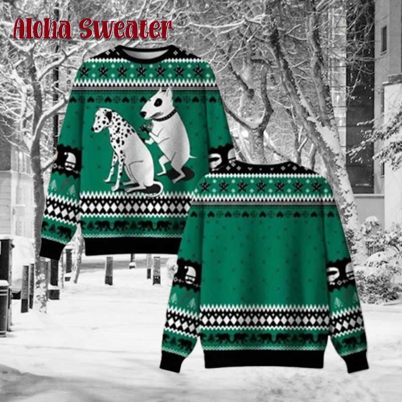 Doge Meme Merry Bonkmas Ugly Christmas Sweater product image 2