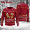 Funny Gingerbread Funny Cookie Couple Ugly Christmas Sweater product image