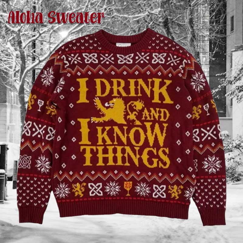 Game Of Thrones Our Blades Are Sharp Ugly Christmas Sweater product image 3