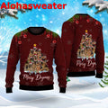 German Shepherd merry dogmas ugly Christmas sweater product image