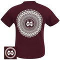 MSU Mississippi State Preppy Mandala - Adult & Kids T-Shirts, Sweatshirts & Hoodies apparel design preview 1
