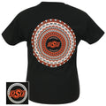 Oklahoma State Preppy Mandala - Adult & Kids T-Shirts, Sweatshirts & Hoodies apparel design preview 1