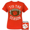 South Carolina Clemson Preppy Tis the Season - Adult & Kids T-Shirts, Sweatshirts & Hoodies apparel design preview 1