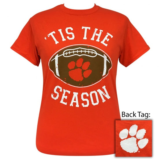 South Carolina Clemson Preppy Tis the Season - Adult & Kids T-Shirts, Sweatshirts & Hoodies apparel design preview 1