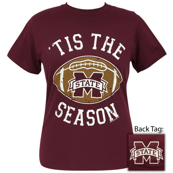Mississippi State Preppy Tis the Season - Adult & Kids T-Shirts, Sweatshirts & Hoodies apparel design preview 1