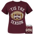 Mississippi State Preppy Tis the Season - Adult & Kids T-Shirts, Sweatshirts & Hoodies apparel design preview 1