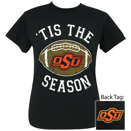 OSU Oklahoma State Preppy Tis the Season - Adult & Kids T-Shirts, Sweatshirts & Hoodies apparel design preview 1