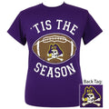 East Carolina ECU Pirates Preppy Tis the Season - Adult & Kids T-Shirts, Sweatshirts & Hoodies apparel design preview 1