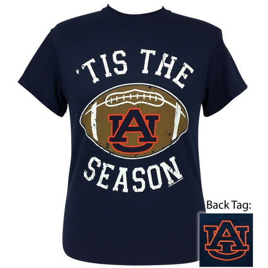Auburn Preppy Tis the Season - Adult & Kids T-Shirts, Sweatshirts & Hoodies apparel design preview 1