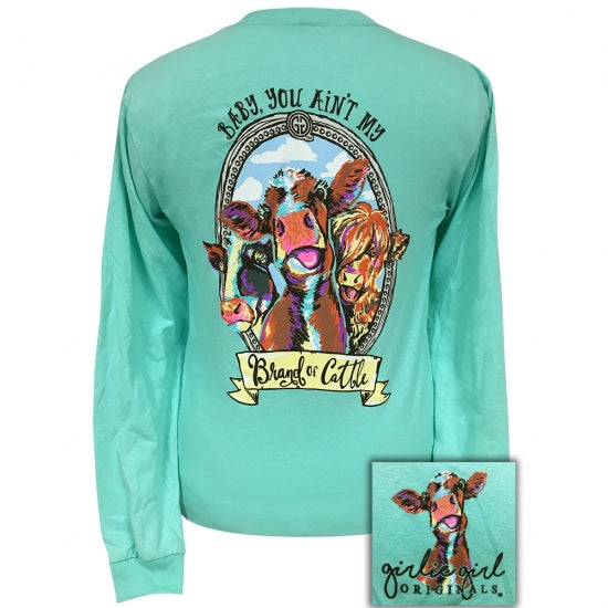 Girlie Girl Originals Preppy Brand Of Cattle - Adult & Kids T-Shirts, Sweatshirts & Hoodies apparel design preview 1