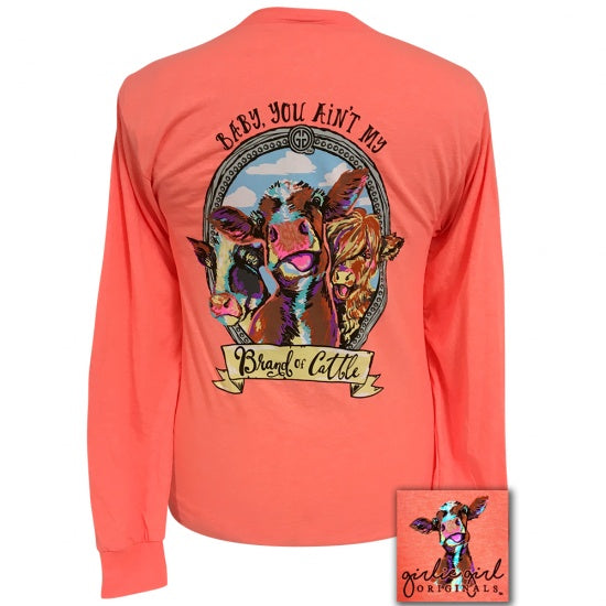 Girlie Girl Originals Preppy Brand Of Cattle - Adult & Kids T-Shirts, Sweatshirts & Hoodies apparel design preview 1