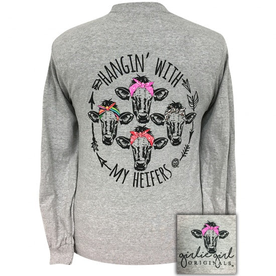 Girlie Girl Originals Preppy Bandana Cows Heifers - Adult & Kids T-Shirts, Sweatshirts & Hoodies apparel design preview 2