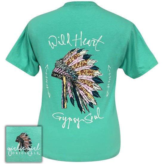Girlie Girl Originals Preppy Wild Heart Gypsy Soul - Adult & Kids T-Shirts, Sweatshirts & Hoodies apparel design preview 1