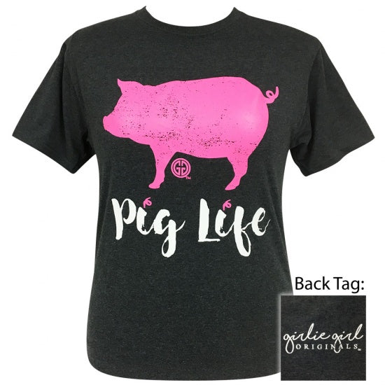 Girlie Girl Originals Preppy Pig Life - Adult & Kids T-Shirts, Sweatshirts & Hoodies apparel design preview 1
