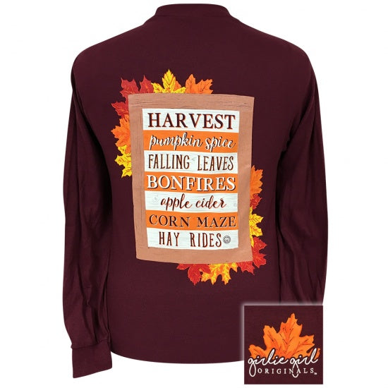 SALE Girlie Girl Originals Preppy Harvest Fall Sign - Adult & Kids T-Shirts, Sweatshirts & Hoodies apparel design preview 1