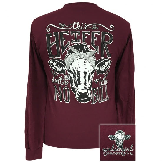 Girlie Girl Originals Preppy Heifer No Bull - Adult & Kids T-Shirts, Sweatshirts & Hoodies apparel design preview 1
