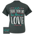 Girlie Girl Originals Preppy Let All You Do Dark - Adult & Kids T-Shirts, Sweatshirts & Hoodies apparel design preview 1