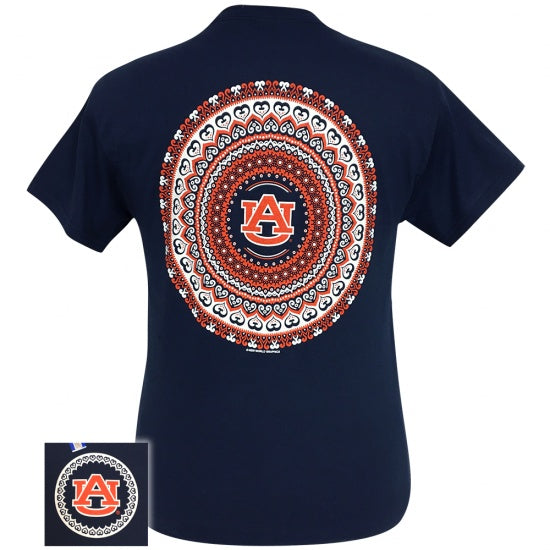 Auburn Preppy Mandala - Adult & Kids T-Shirts, Sweatshirts & Hoodies apparel design preview 1