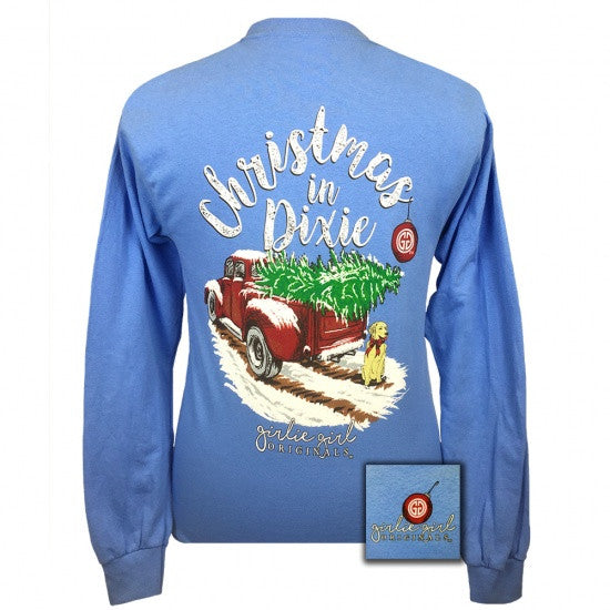 Girlie Girl Originals Christmas in Dixie Holiday - Adult & Kids T-Shirts, Sweatshirts & Hoodies apparel design preview 1