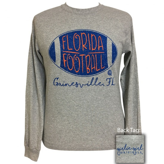 Girlie Girl Preppy Florida Gainsville Football - Adult & Kids T-Shirts, Sweatshirts & Hoodies apparel design preview 1