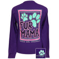 Girlie Girl Preppy Fur Mama - Adult & Kids T-Shirts, Sweatshirts & Hoodies apparel design preview 1