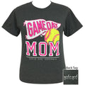 Girlie Girl Originals Preppy Softball Game Day Mom - Adult & Kids T-Shirts, Sweatshirts & Hoodies apparel design preview 1