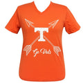 Girlie Girl Preppy Tennessee Arrows V-Neck - Adult & Kids T-Shirts, Sweatshirts & Hoodies apparel design preview 1
